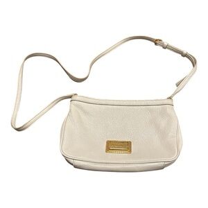 Marc by Marc Jacob’s pebbled off white leather crossbody bag. P 17